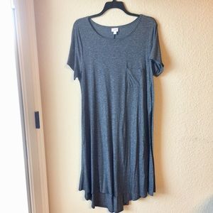 LuLaRoe Gray Carly Dress